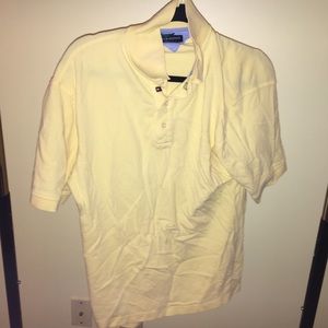 Yellow Tommy Hilfiger Golf Button-Up